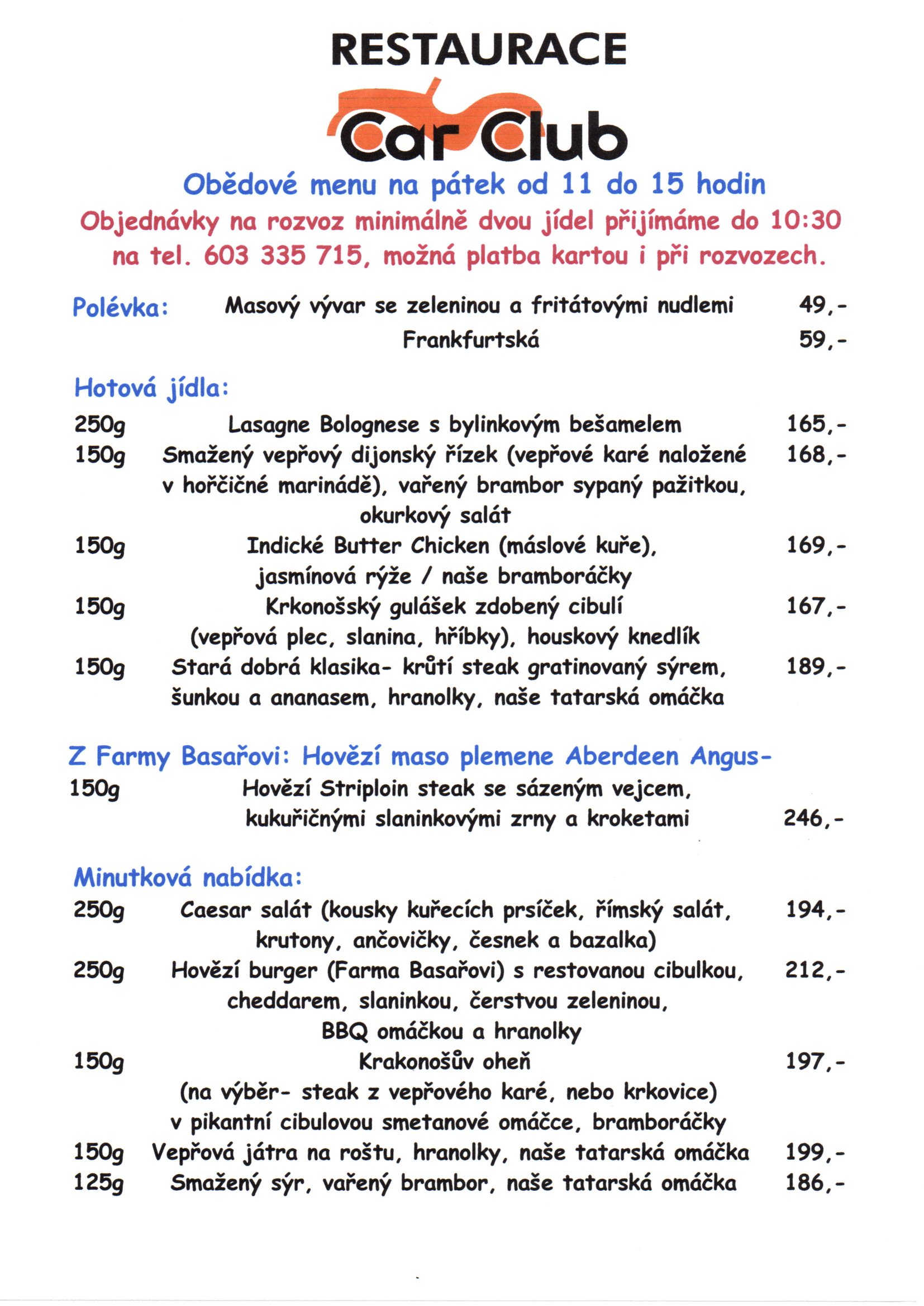 Denni menu