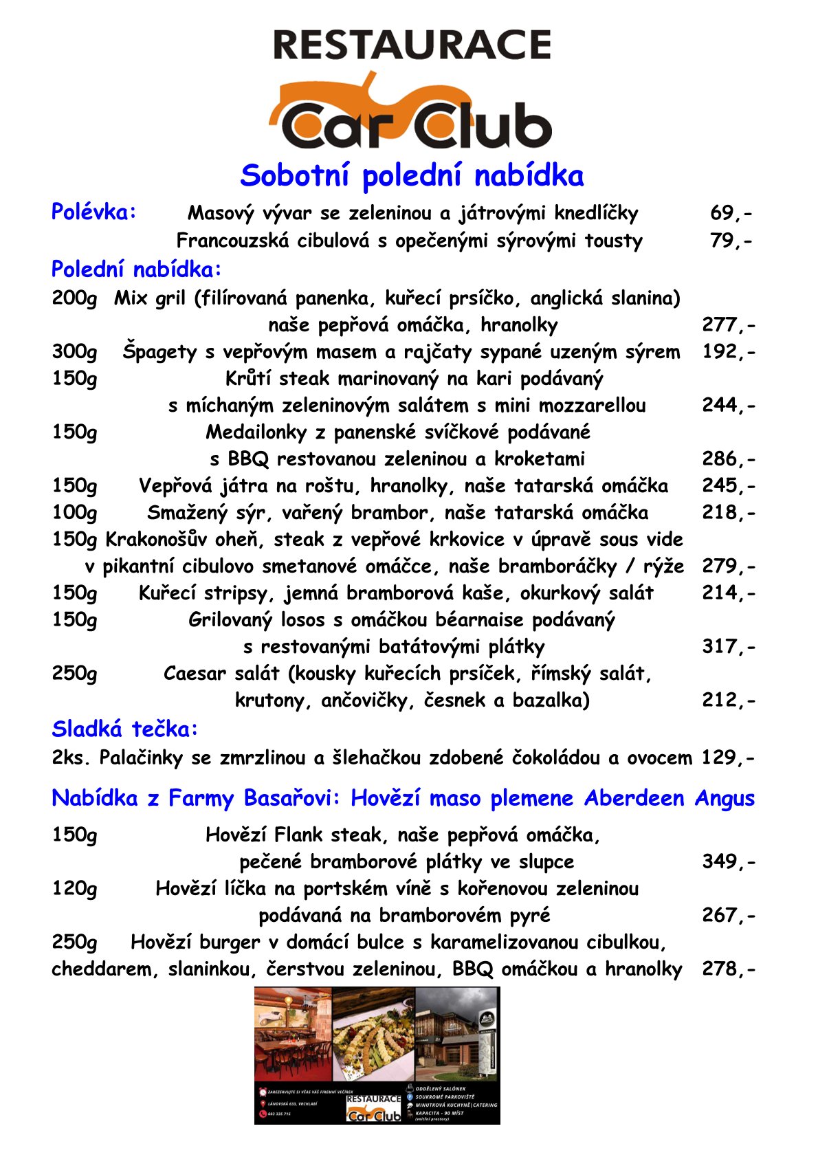 Denni menu